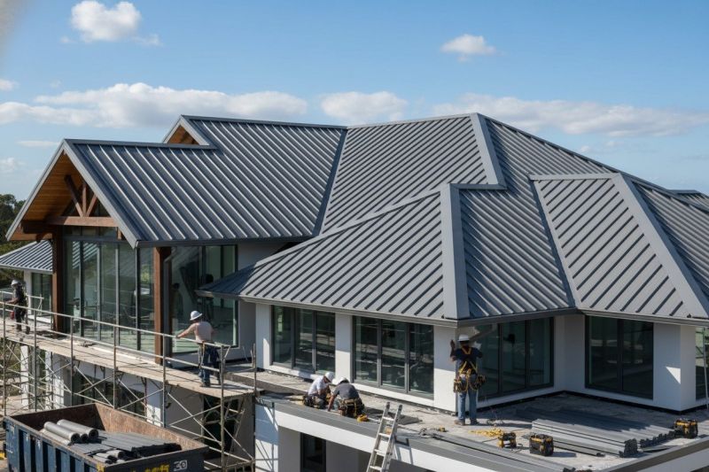 Aluminum Roof Replacement detail