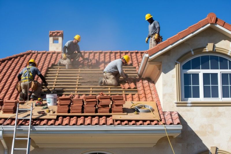 Clay Roof Leak Repair detail