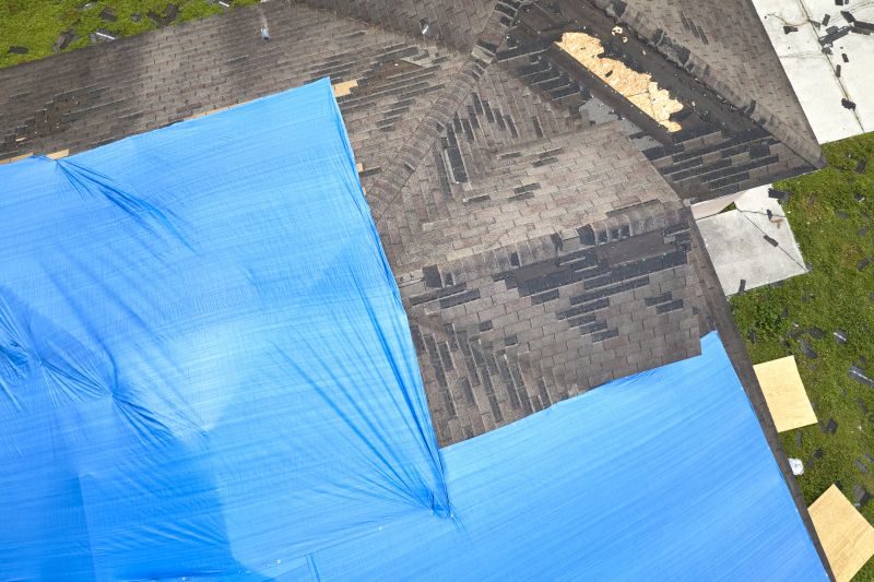 Hail Damage Roof Repair detail