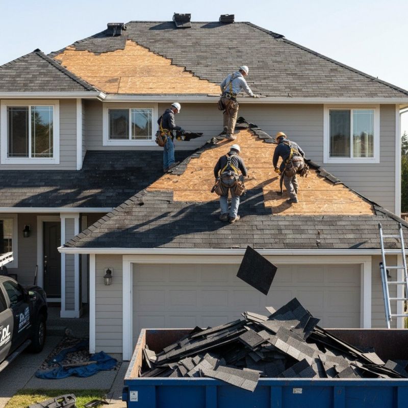 Residential Roof Replacement detail