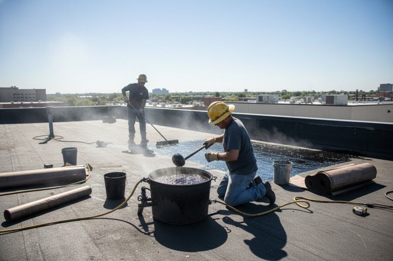 Tar And Gravel Roof Service detail
